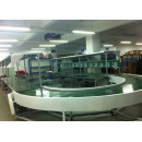 curved flexing pvc conveyor belting food grade conveyor pu belt conveyors