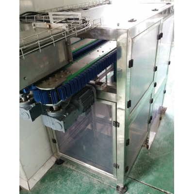 rubber gripper chain elevator conveyor for bottle transmission