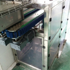 rubber gripper chain elevator conveyor for bottle transmission