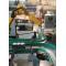 Bottle and carton transmission conveyor automation line with robot