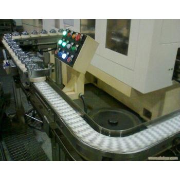 Flexlink chain conveyor with exclusive inspection gauge