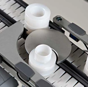Flexlink chain conveyor with exclusive inspection gauge