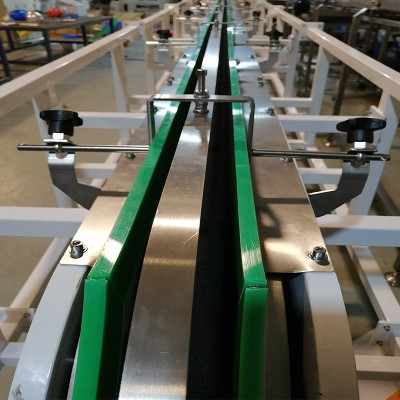 Conveyor system L shape magnetic elevator tin can magnetic conveyor