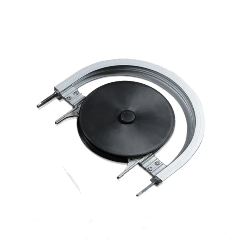 Horizontal wheel bend for flexible chain conveyor
