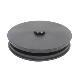 Horizontal wheel bend for flexible chain conveyor