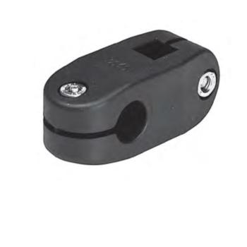 H174 A plastic double pipe quick cross clamps for round pipes