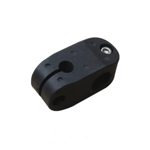 H174 A plastic double pipe quick cross clamps for round pipes