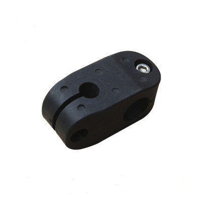 H174 A plastic double pipe quick cross clamps for round pipes