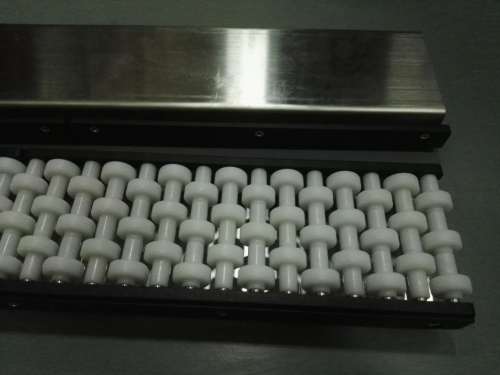 Conveyor components H128-99 U3 plastic POM stainless side guides 99mm