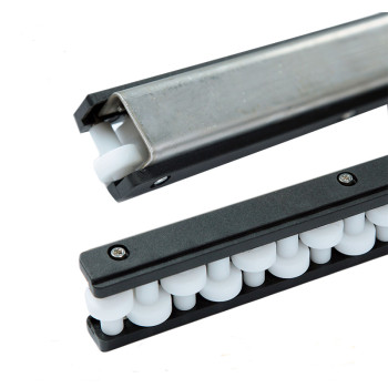 H128-47 U1 type conveyor single row roll ball straight running guides