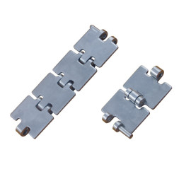 HS803 flat top straight running stainless steel single hinge chain