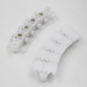 XS44 Plastic white food grade flexible flexlink chain