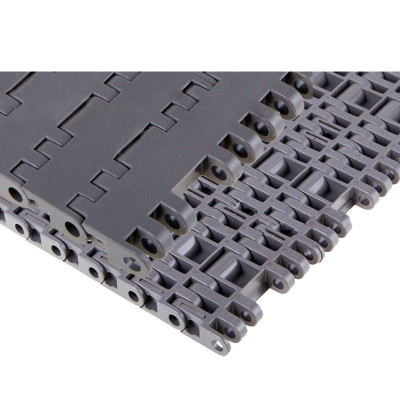 Pitch 25.4 mm Plastic Flat Top Modular slat Conveyor Belt H7705