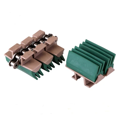 Gripper chain GU 1873 series TAB plastic flights Two- piece