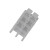 Plastic conveyor chain small pitch 12.7mm double row anti-static roller chain