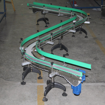 food and beverage automatic production line flexlink chain conveyor