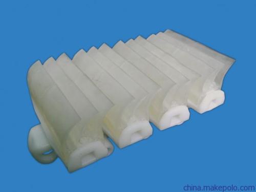 Conveyor components for flexible system chain plastic curve chain