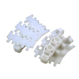 Plastic flexible chain POM material curve chain 82mm wide conveyor chain