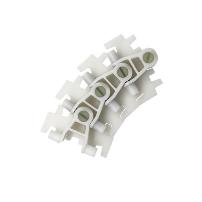 Plastic flexible chain POM material curve chain 82mm wide conveyor chain
