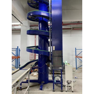 Conveyor system spiral conveyor for transtation packing box beverage food screw conveyor