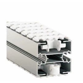 Plastic flexible chain conveyor components aluminium alloy beam use for flexing chain conveyor conveying beam