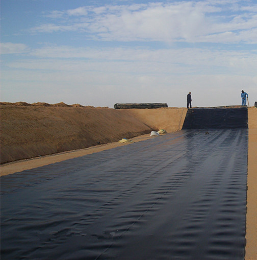 Quel genre de commande processus de construction de géomembrane de HDPE?