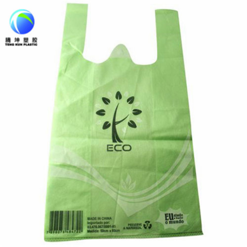 Пользовательская печатная упаковка Пластиковая футболка сумка в рулоне