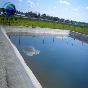 Geomembrane HDPE della fodera del laghetto della vasca di allevamento di pesci