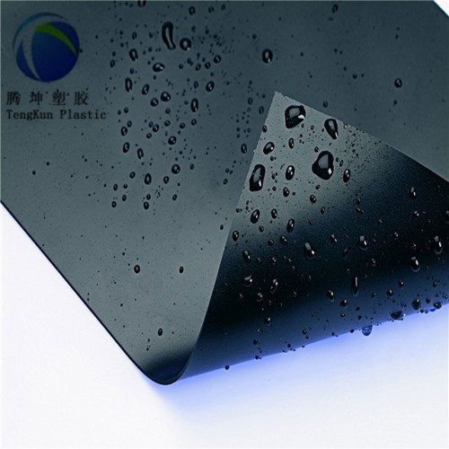 0.75-1.0 mm Günstigen Preis PVC Schwarz Blau Rollen PVC Geomembrane