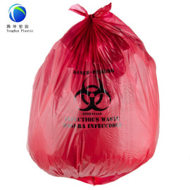 Медицинские пластиковые одноразовые сумки для мусора в больнице