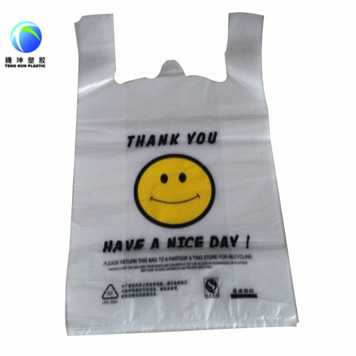 Smile Face Пластиковая сумка для футболки