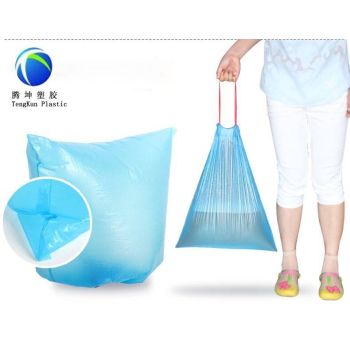 Plastic Disposable Drawstring Garbage Bags in Roll