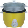 2018 new classical drum shape rice cooker with steamer with glass lip with color outer shell
