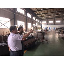 Our boss visited the factory with American customers