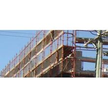 Guidelines on safely dismantling scaffolding with clamp.