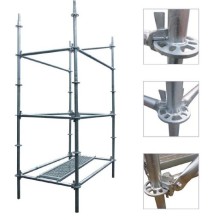 What is the ringlock scaffolding composed of?