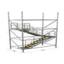 What are the working process for the erection of the scaffolding?