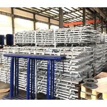 What are the design rules for fastener steel pipe scaffolding poles?