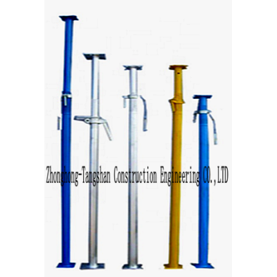 Adjustable Strong Loading Capacity Hot Dipped Galvanized Scaffold Steel Prop For Construction