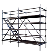 What is the space of full hall scaffolding and its standards