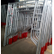 Q195 Q235 pre-galvanized Highly Quality Scaffolding Walk Through ladder Frame