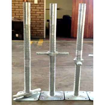 Ringlock Scaffolding adjustable Base Jack Steel Post Shoring Supporting For Sale