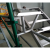 scaffolding Kwikstage scaffolds for building and constructions with painted surface treatment