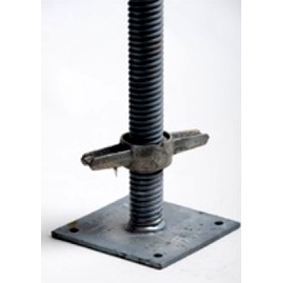 Scaffolding Q235 Hollow and solid floor lift screw jack base