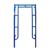 Powder Coated surface treatment steel standard walk through movable scaffolding