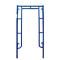 Powder Coated surface treatment steel standard walk through movable scaffolding