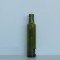 250ML dark green round shape oil glass bottle for sale