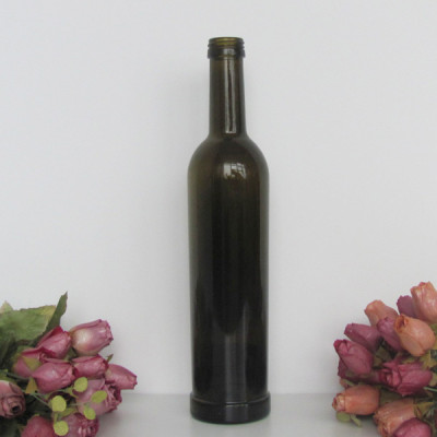 Hot Stamping Surface Handling 500ml olive oil glass bottle