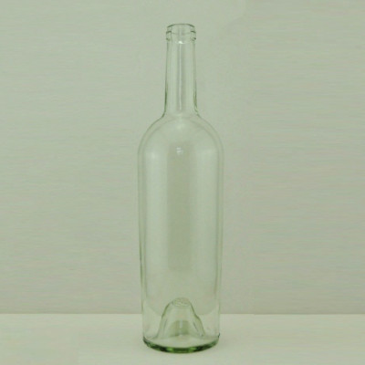75cl Broad-shouldered bordeaux wine glass bottle