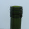 Customized wine bottle 750ml dark green burgundy wine bottle with logo